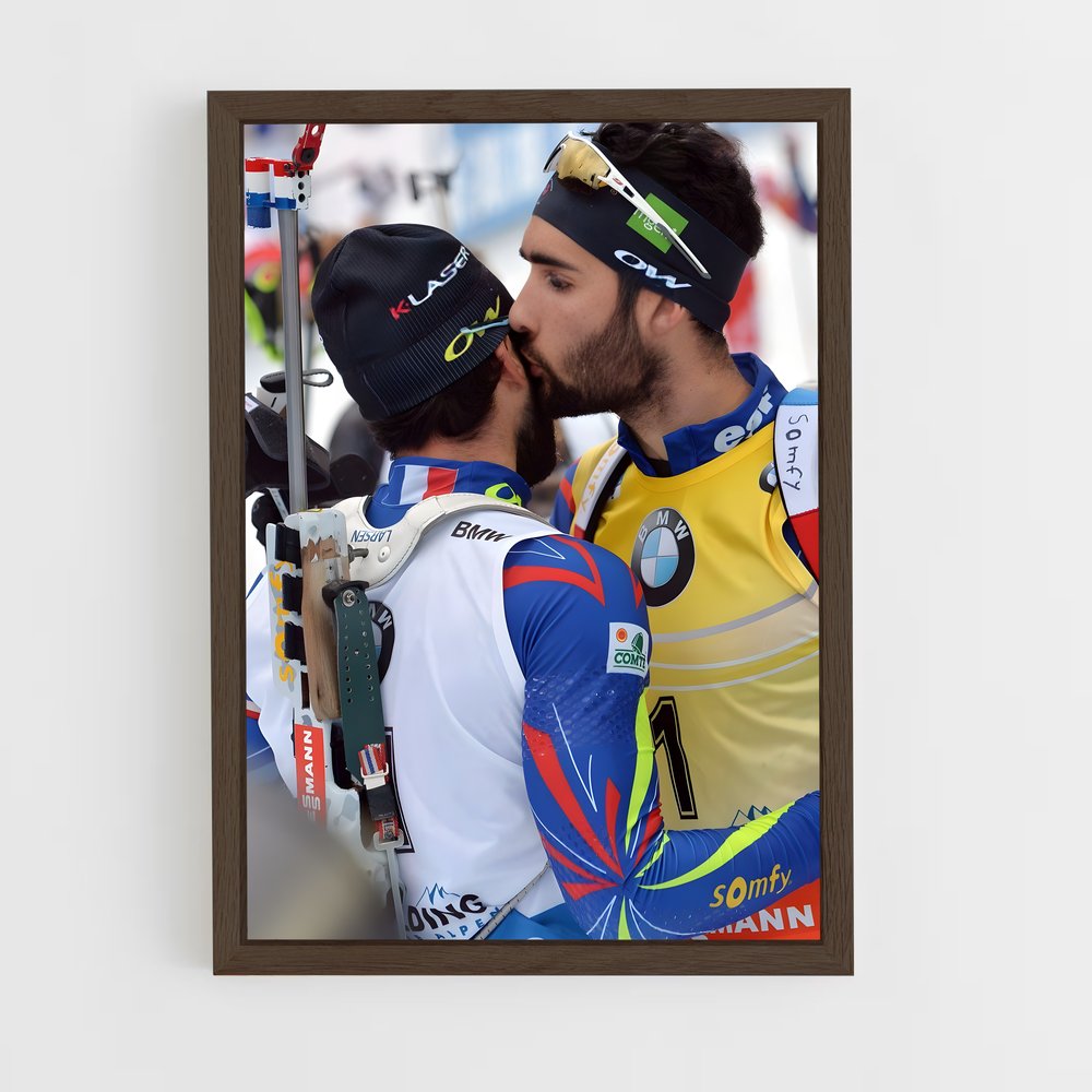 Poster Baisers d'Hiver – affiche Biathlon (vue 5)